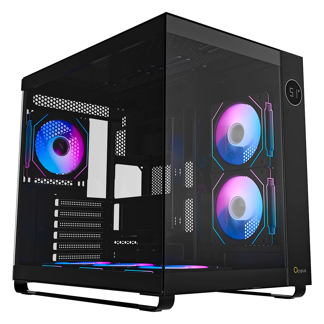 CASE OCYPUS IOTA C70 6FANS ARGB DIGITAL BLACK